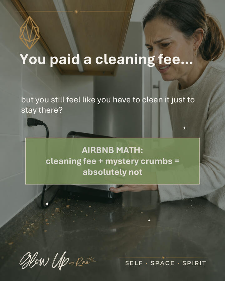 Cleaning the Airbnb Cleaning the Airbnb